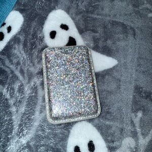 Glitter Silver Phone Grip